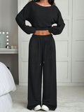 Womens Off-shoulder Casual Sweatshirt Set DC-Beyond Borders Collective