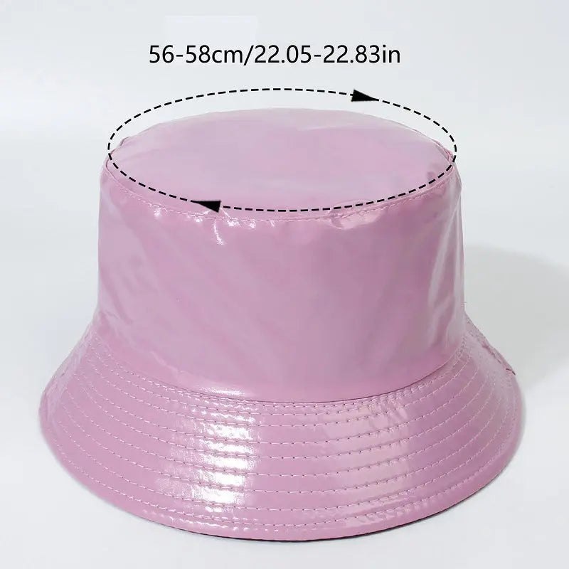 Outdoor Leisure Leather Fisherman Hat RightOn68