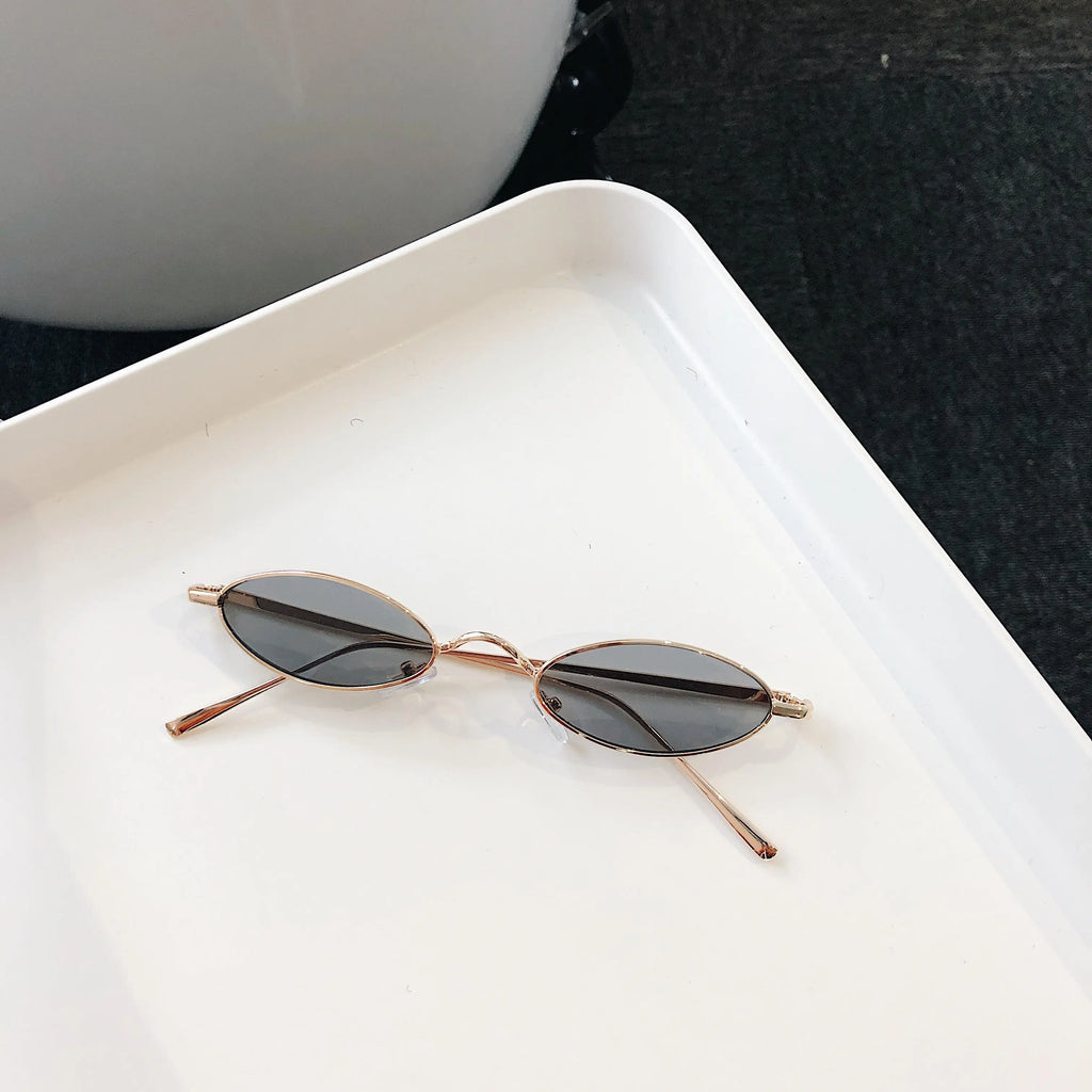 Retro Cat Eye Sunglasses Women Yellow Red Lens Sun Glasses DC-Beyond Borders Collective