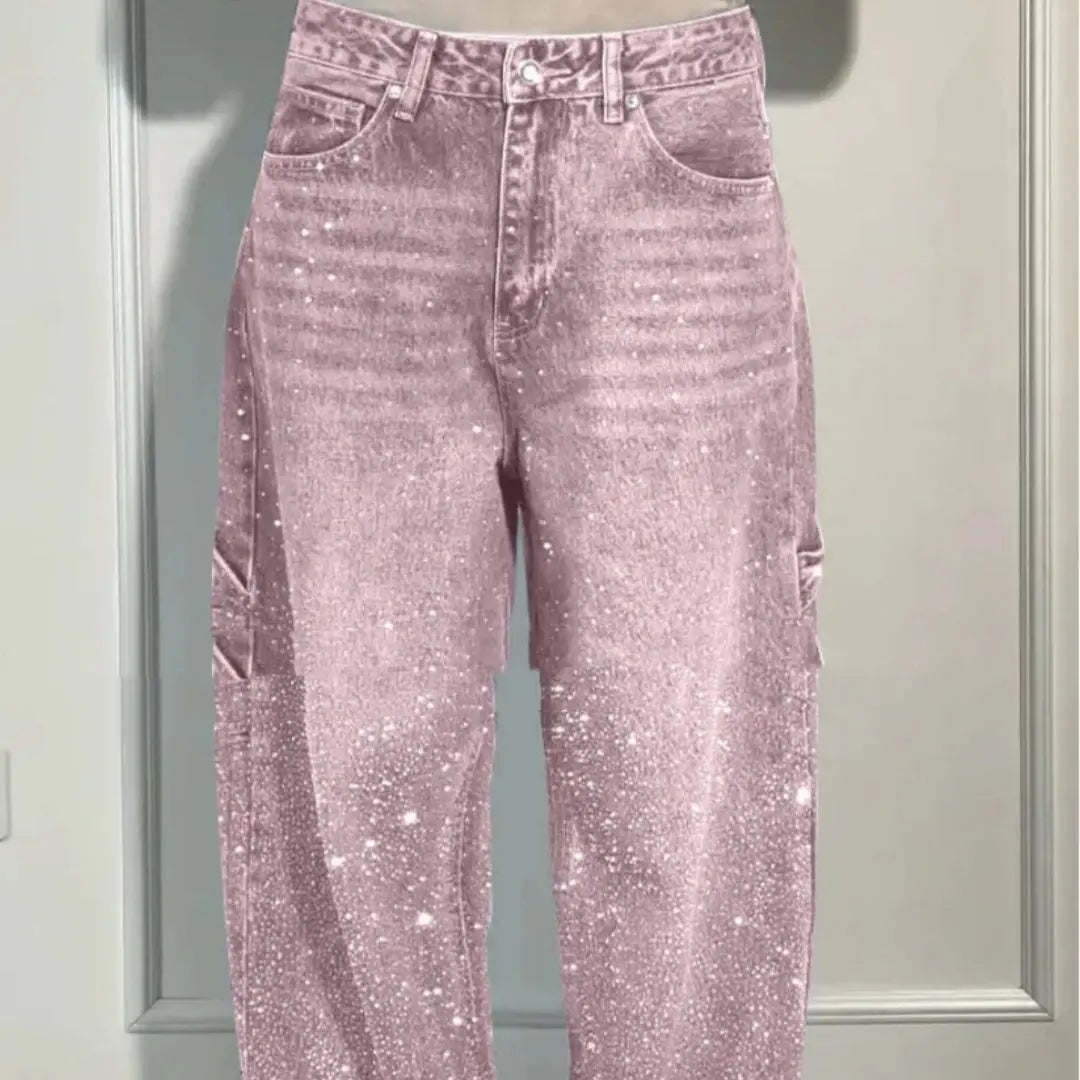 Shiny Wide-leg Pants RightOn68