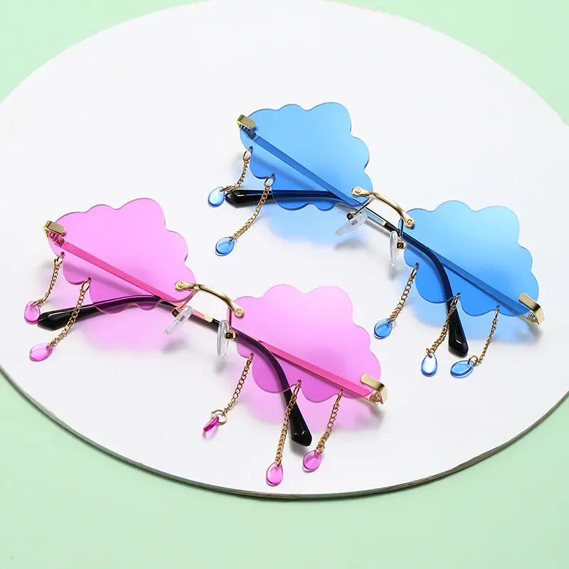Rimless sunglasses women cloud shape DC-Beyond Borders Collective