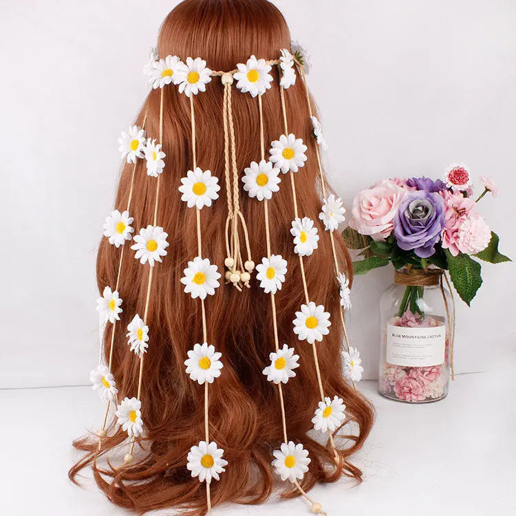 Headdress Garland Sun Flower Hair Band RightOn68