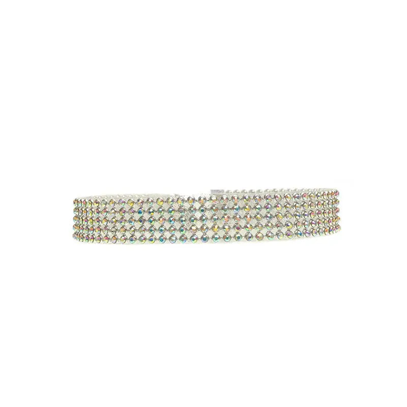 Full Crystal Rhinestone Choker Necklace RightOn68
