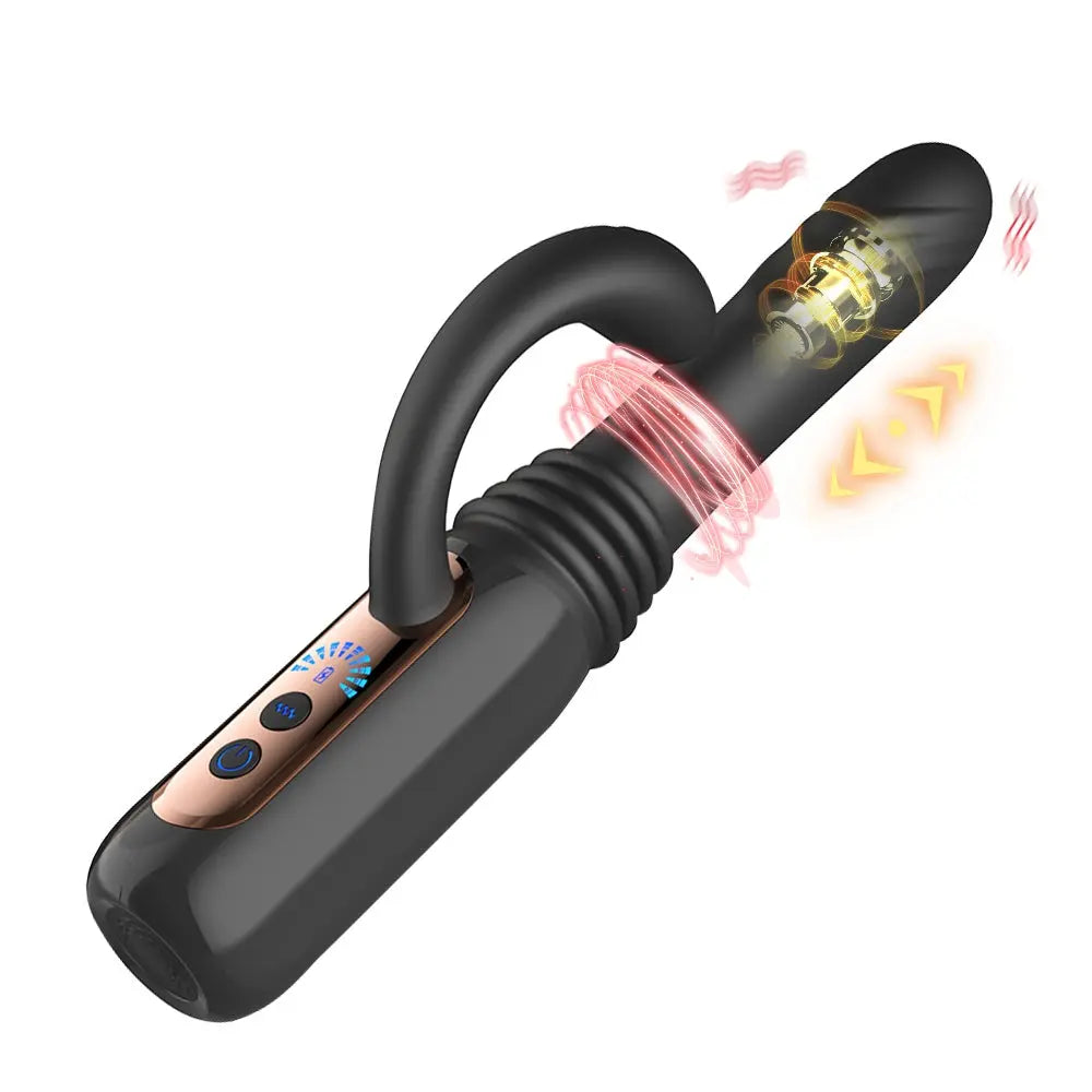 Realistic Pleaser With 10 Vibrating & 7 Thrusting RightOn68