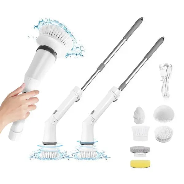 Electric Cordless Spin Scrubber Cleaning Brush RightOn68