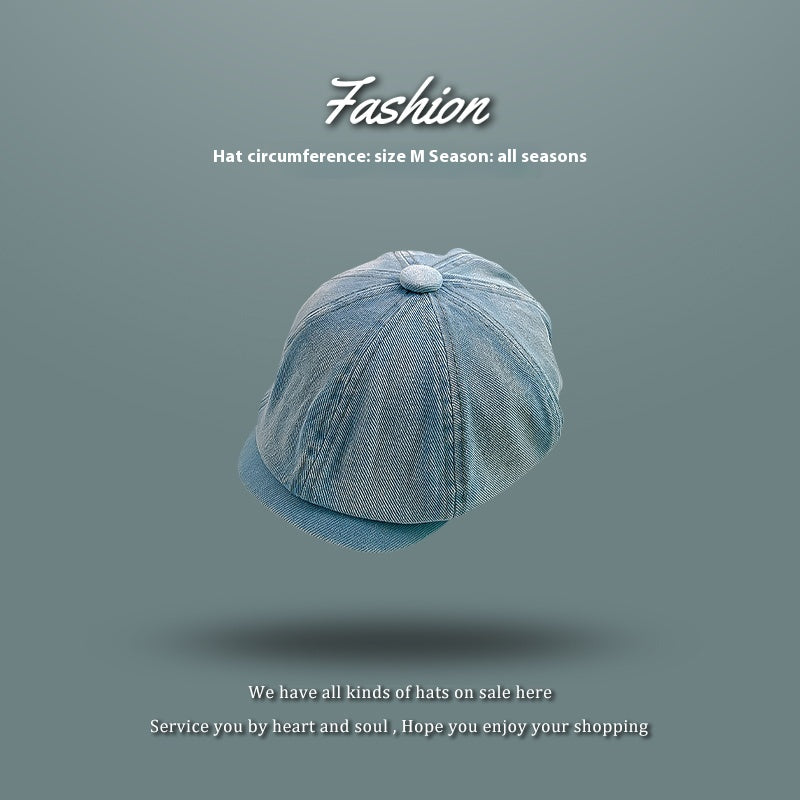 Blue Advance Hats Spring And Autumn Painter Cap Women's Casual Fashion DC-Beyond Borders Collective
