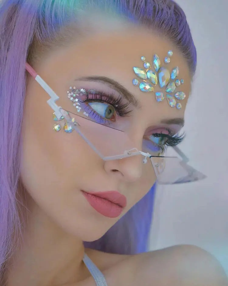 Fashion rimless sunglasses for women DC-Beyond Borders Collective