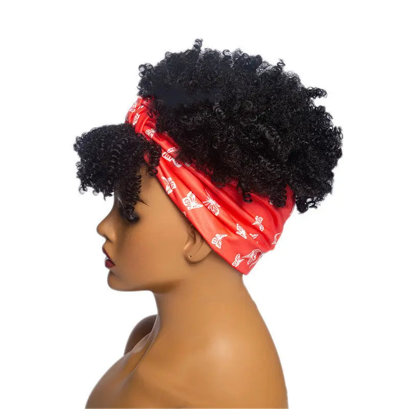 Mohawk Short Curly Hair Piece RightOn68