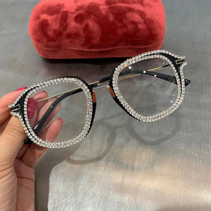 Diamond Framed Sunglasses RightOn68