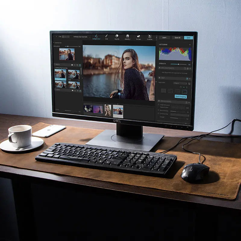 Large Non-slip Desktop Leather Pad RightOn68