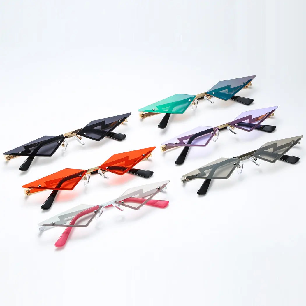 Fashion rimless sunglasses for women DC-Beyond Borders Collective