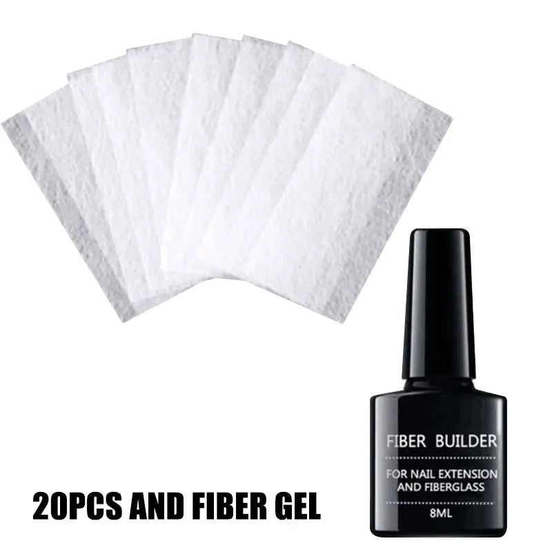 Fiber extension adhesive nails RightOn68
