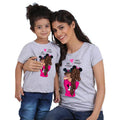 Women's And Women's Short-Sleeved t-Shirts Cartoon Mother And Daughter Printing Parent-Child Top DC-Beyond Borders Collective