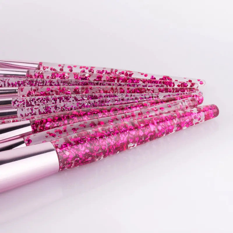 10 Makeup Brushes Powder-Filled Handle Makeup Brush Set RightOn68