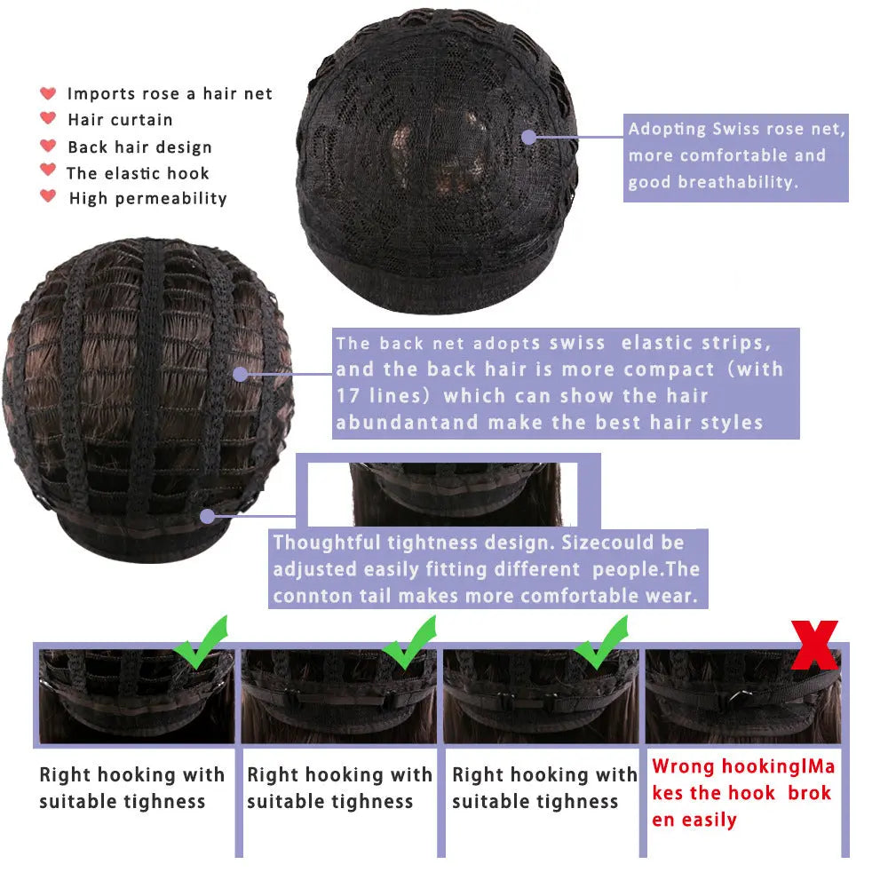 Short Curly Hair Wigs RightOn68