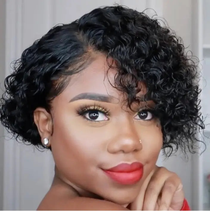 Short Curly Hair Wigs RightOn68
