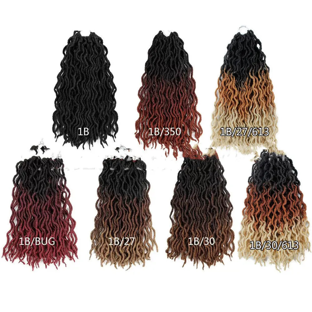 Ombre Curly Crochet Braiding Hair RightOn68