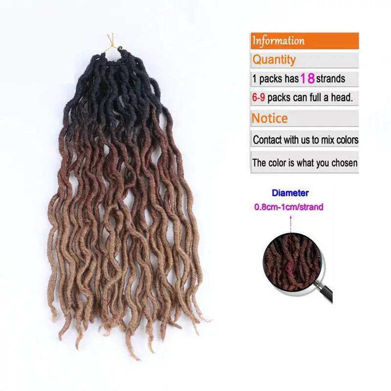 Ombre Curly Crochet Braiding Hair RightOn68