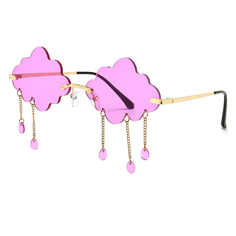 Rimless sunglasses women cloud shape DC-Beyond Borders Collective