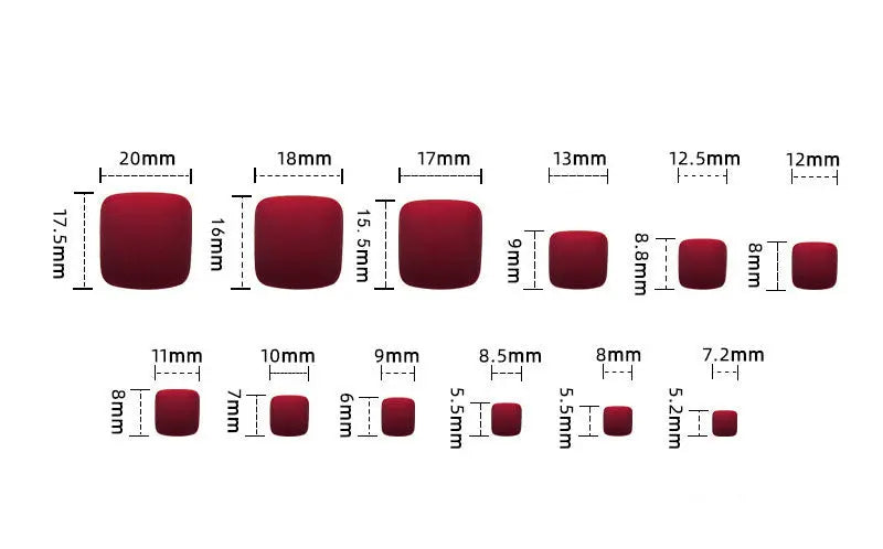 24PCs French Nude Natural Nails RightOn68