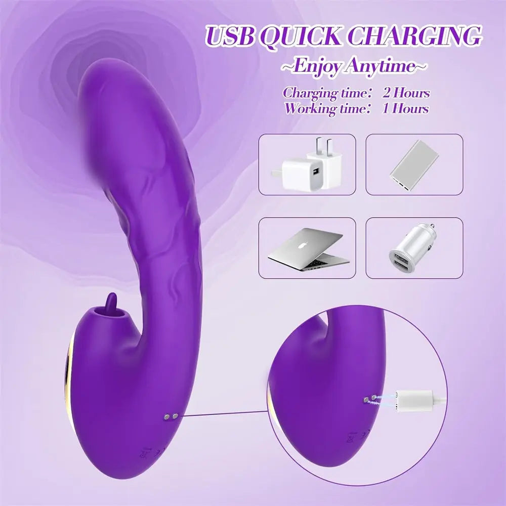 G Spot Vibrator 2 In 1 Wearable Vibrator Dildo RightOn68