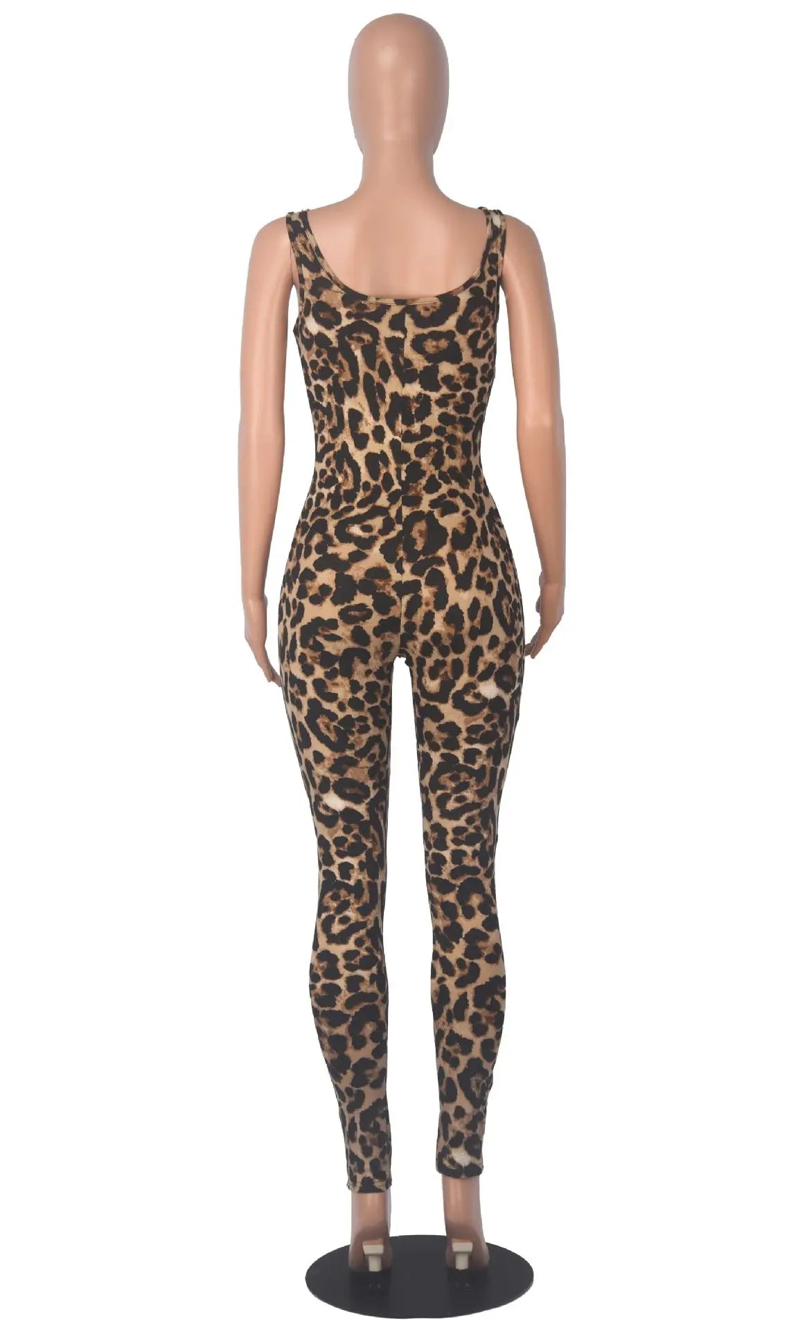 Big U-neck Printed Jumpsuit Fashion Women's Wear DC-Beyond Borders Collective