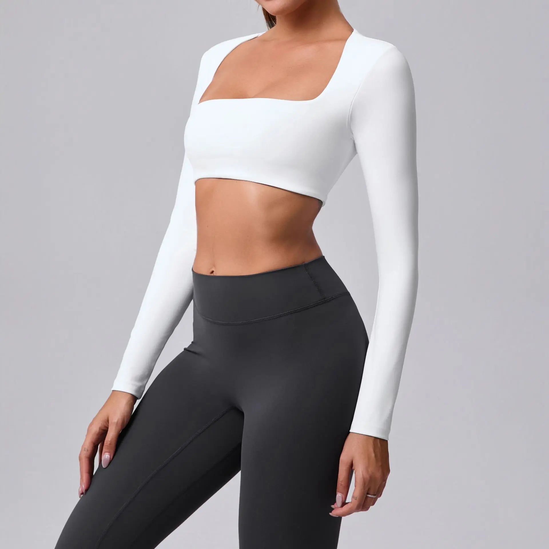 Autumn Sand Brushed Shawl Long Sleeve Yoga Wear DC-Beyond Borders Collective