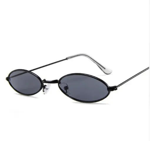 Metal Sunglasses Elliptical Sunglasses Small Frame Ocean Sunglasses Personality Glasses for Men and Women DC-Beyond Borders Collective