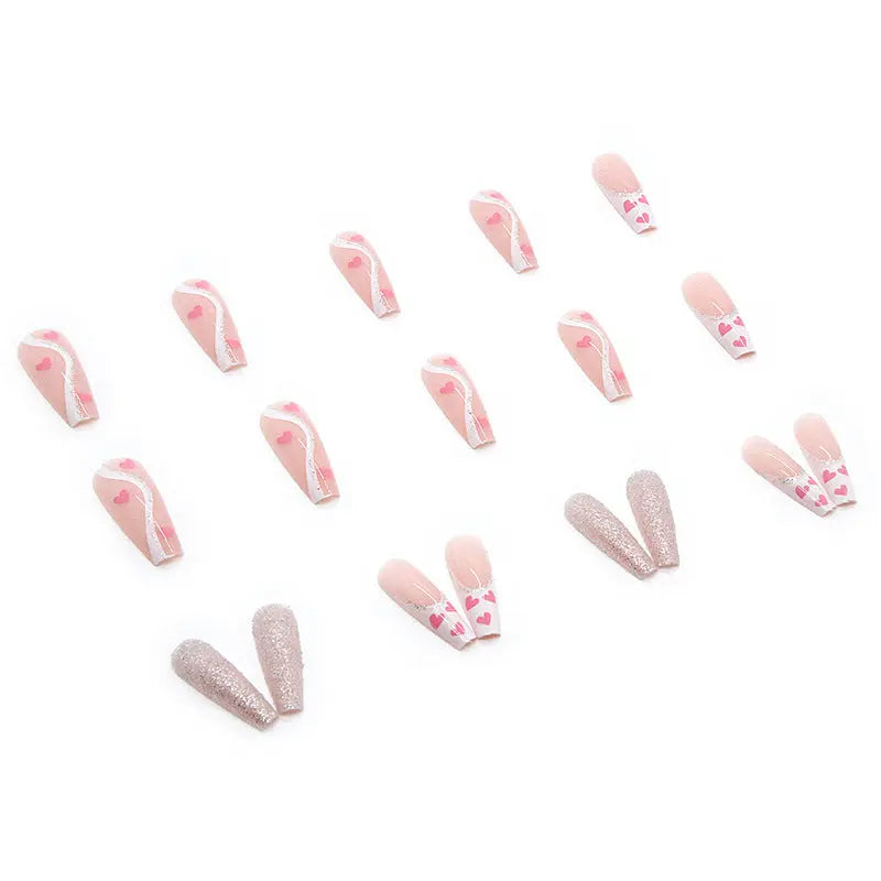 Wearable Love Design Press-on Nails RightOn68