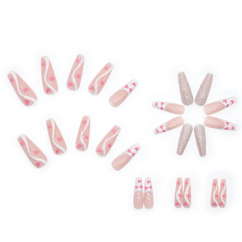 Wearable Love Design Press-on Nails RightOn68