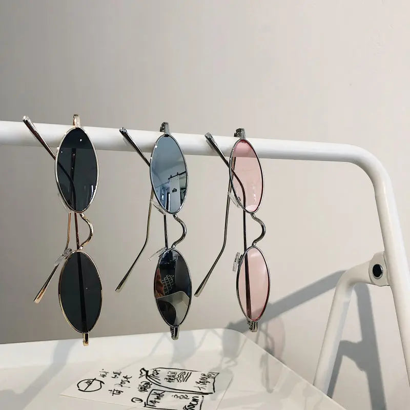 Retro Cat Eye Sunglasses Women Yellow Red Lens Sun Glasses DC-Beyond Borders Collective
