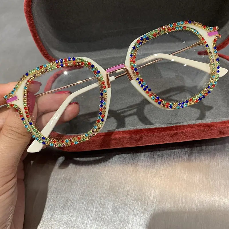 Diamond Framed Sunglasses RightOn68