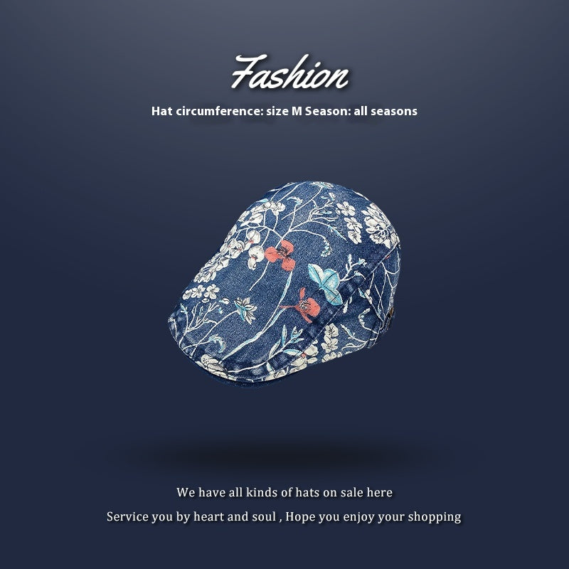 Blue Advance Hats Spring And Autumn Painter Cap Women's Casual Fashion DC-Beyond Borders Collective