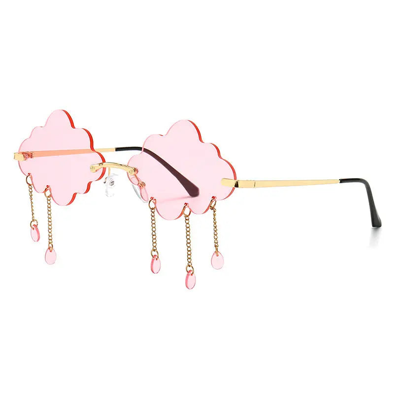 Rimless sunglasses women cloud shape DC-Beyond Borders Collective
