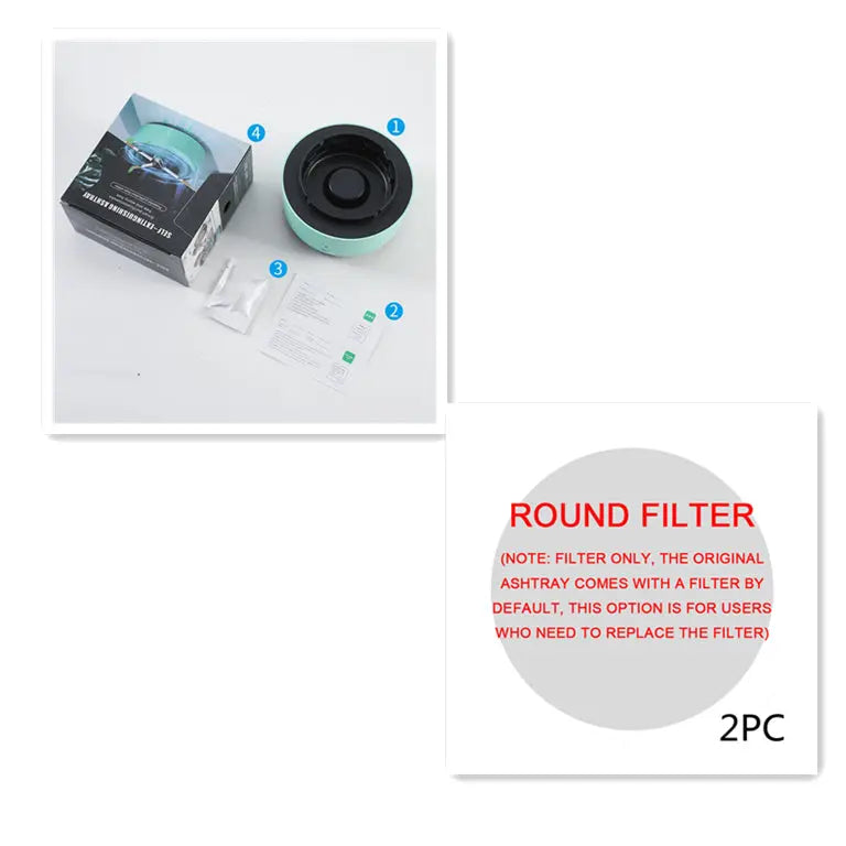 Smoke Removal Air Purification Ashtray RightOn68