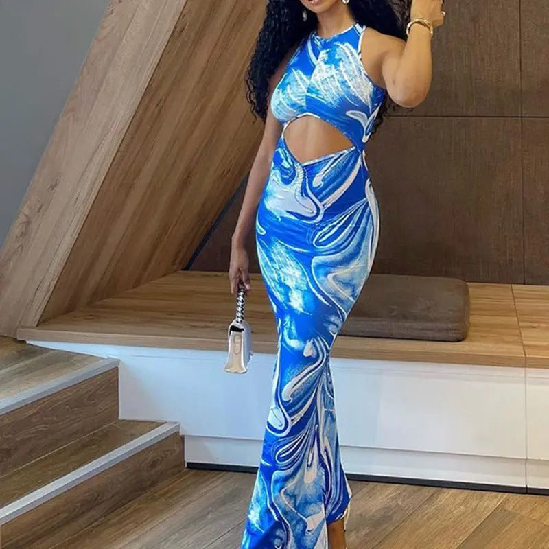 Summer Sleeveless Backless Party Party Dresses Women's Sexy Package Hip Dresses DC-Beyond Borders Collective