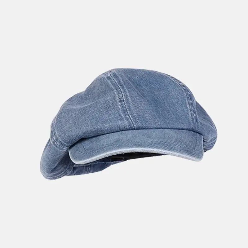 Denim Retro Octagonal Hat RightOn68