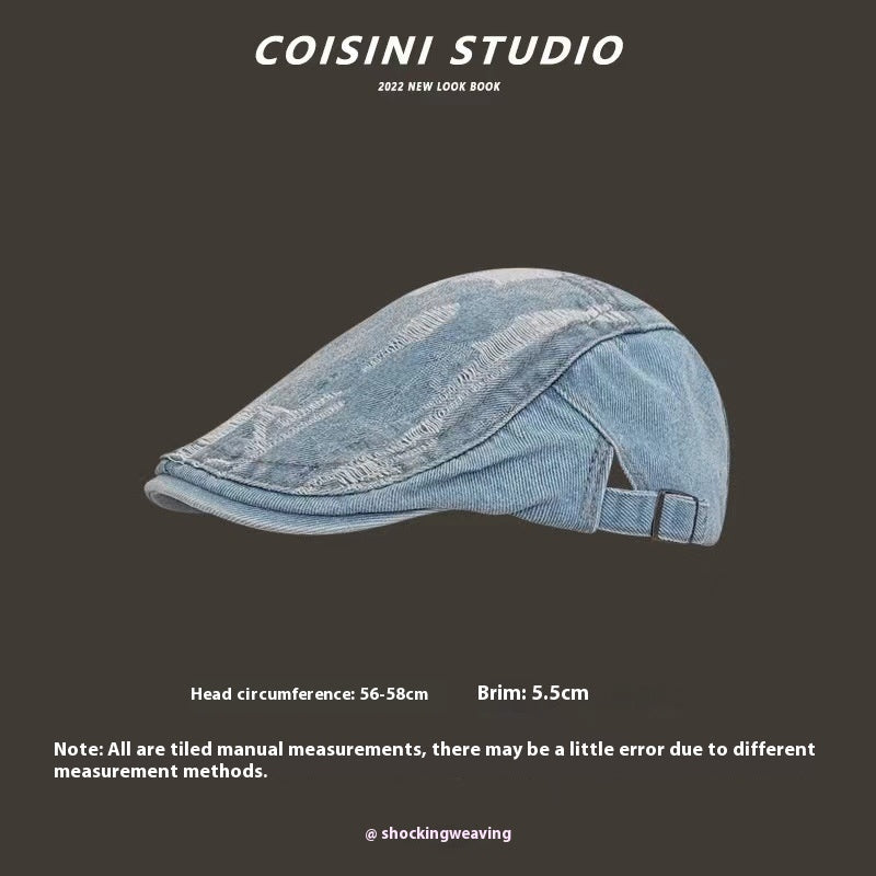 Blue Advance Hats Spring And Autumn Painter Cap Women's Casual Fashion DC-Beyond Borders Collective