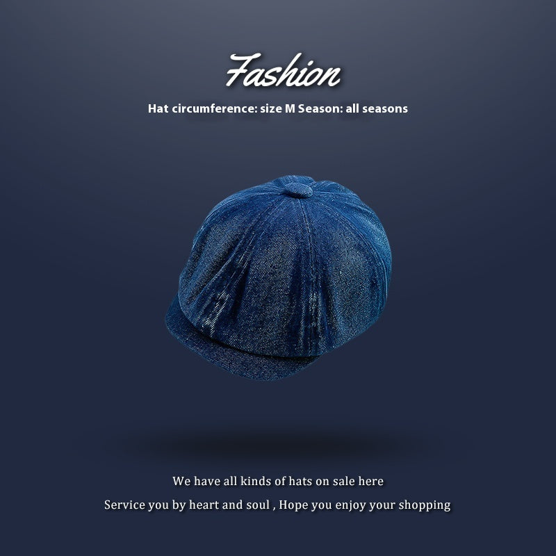 Blue Advance Hats Spring And Autumn Painter Cap Women's Casual Fashion DC-Beyond Borders Collective