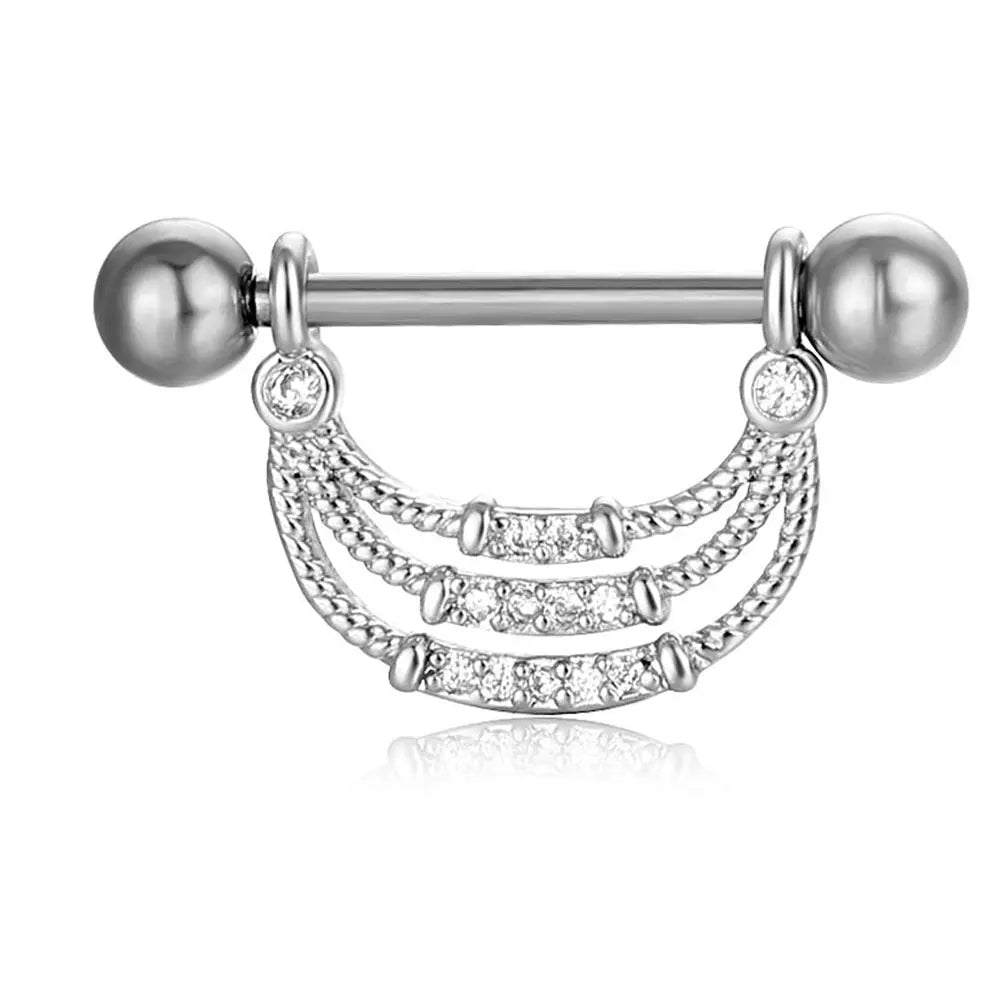 Nipple Zircon Ring RightOn68