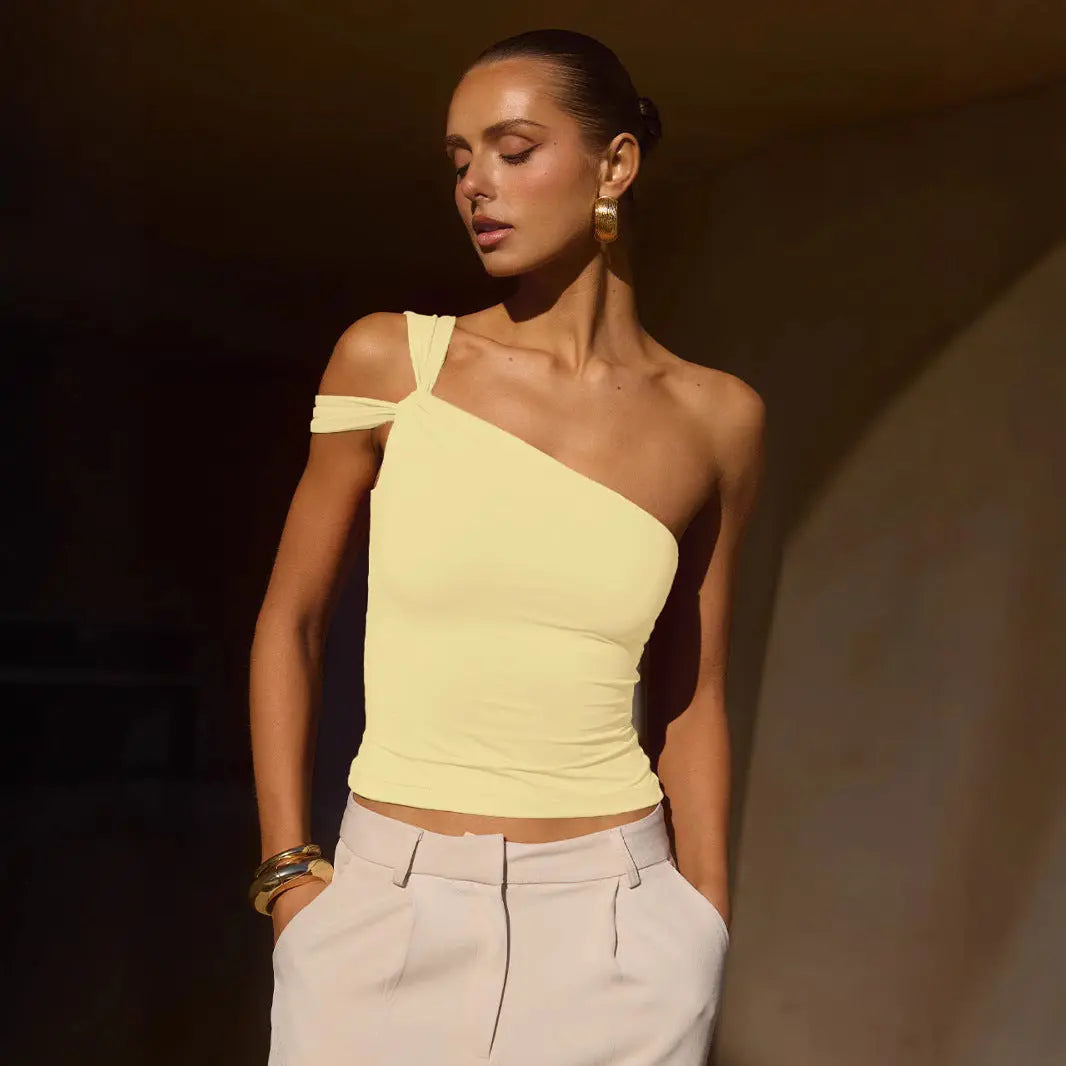 Fashion Women's Wear Irregular Design Tube Top DC-Beyond Borders Collective