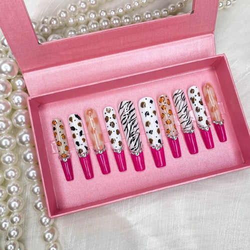 10pcs Handmade Press On Nails RightOn68