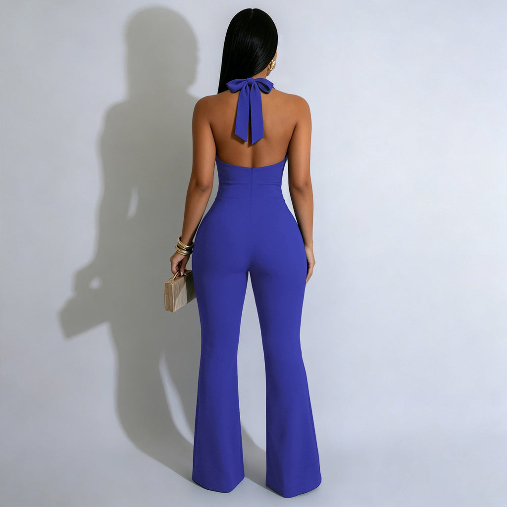 Fashionable And Sexy Off-shoulder Backless Figure-hugging Jumpsuit DC-Beyond Borders Collective