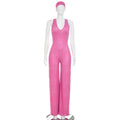 Casual Sporty Fauxwatereffect Openback Flared Jumpsuit DC-Beyond Borders Collective