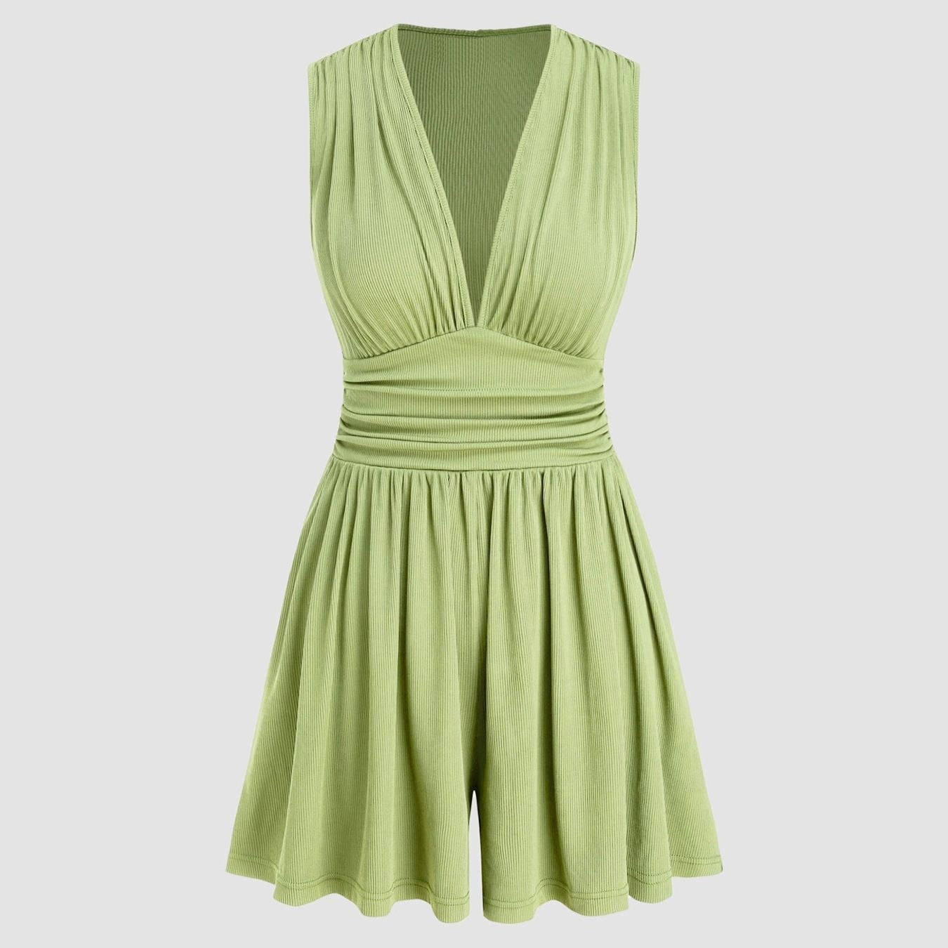 Elegant Commuter Shorts Sleeveless Jumpsuit DC-Beyond Borders Collective
