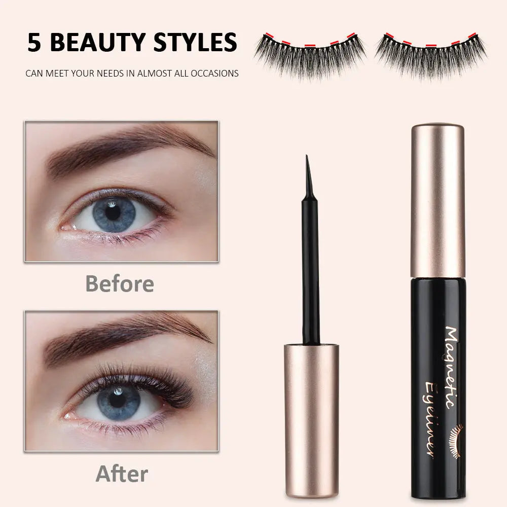Magnetic False Eyelashes RightOn68