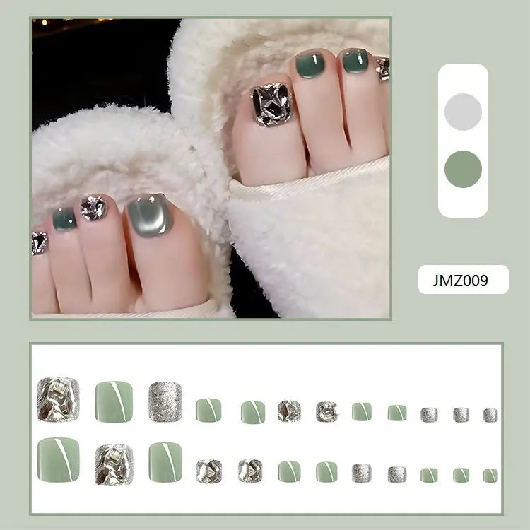 Diamond Transparent Cat's Eye Nails RightOn68