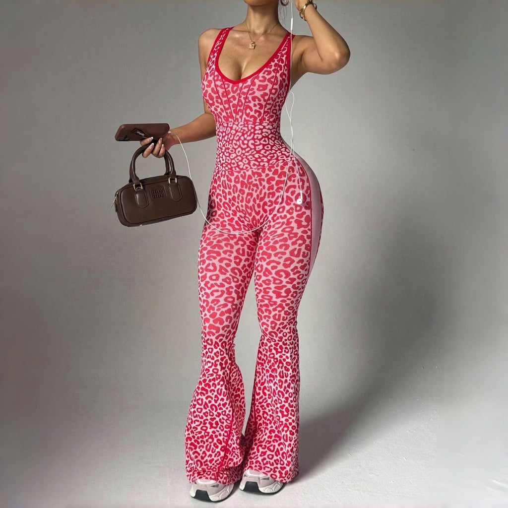 Cross-Back Beautiful Back Sexy One-Piece Yoga Pants DC-Beyond Borders Collective