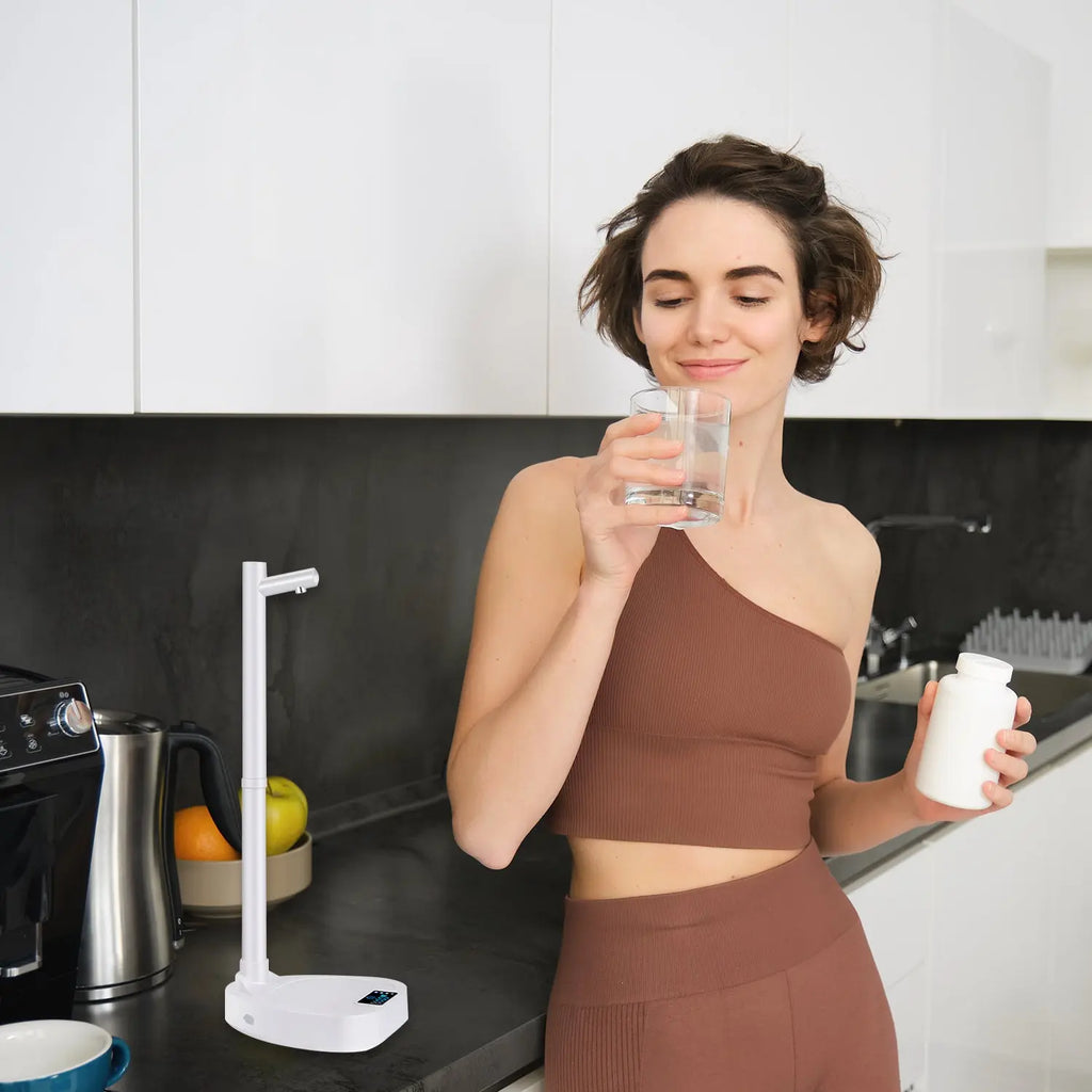 Automatic Rechargeable Water Dispenser With Stand RightOn68
