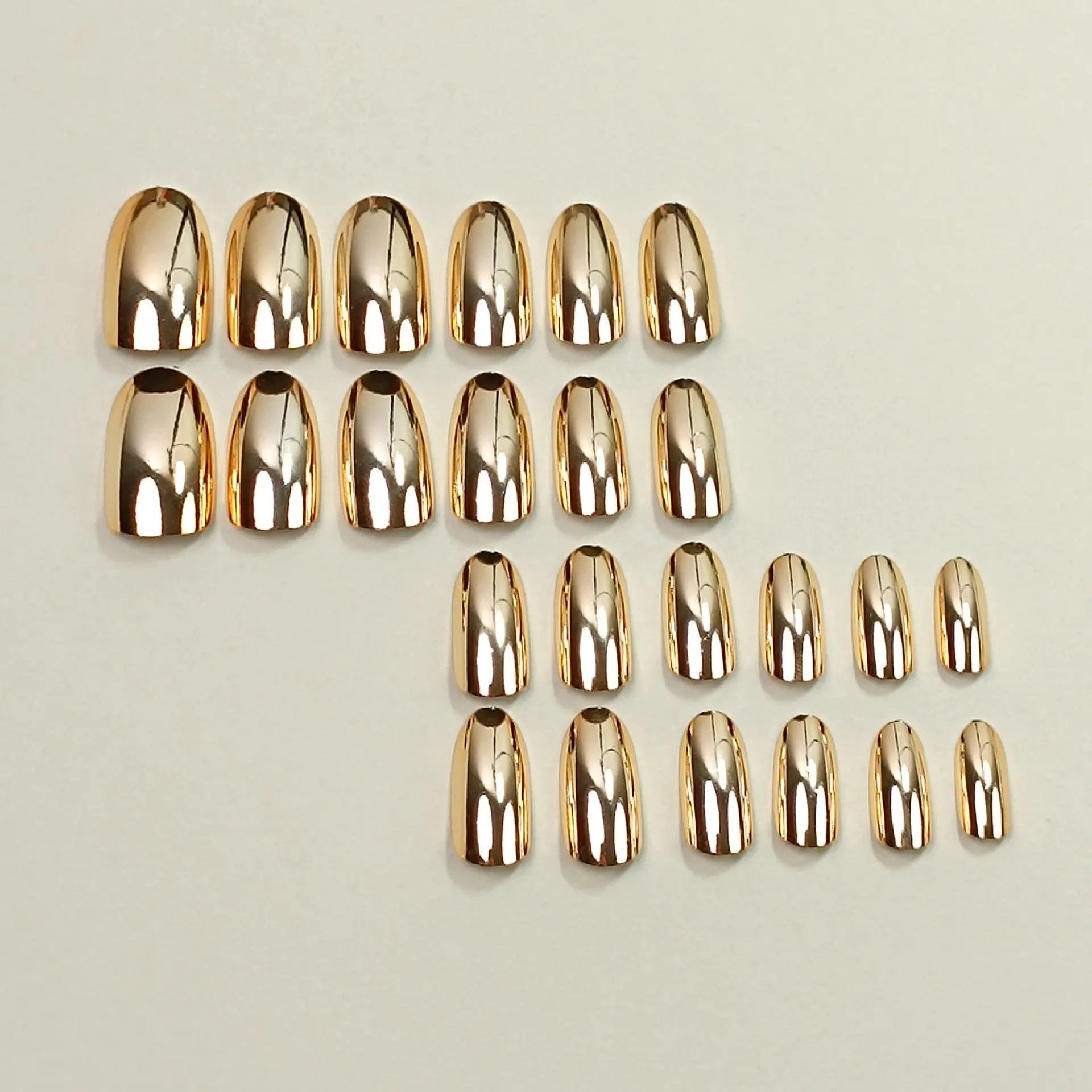 Electroplating Gold Press on Nails RightOn68